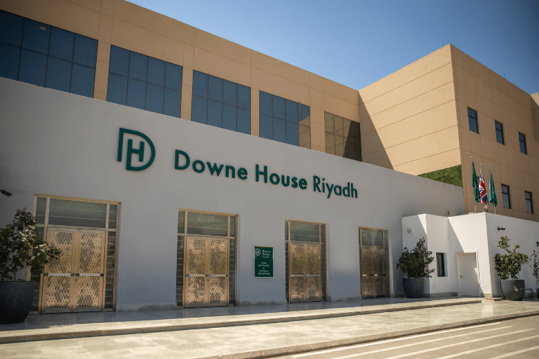 Exterior of Downe House Riyadh campus in Saudi Arabia