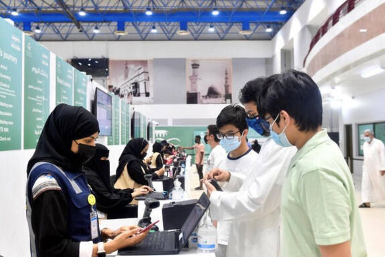 Ministry-of-Health-Completes-Fitness-and-Vaccination-Checks Saudi Ministry of Health staff conducting student fitness and vaccination checks in schools across the Kingdom