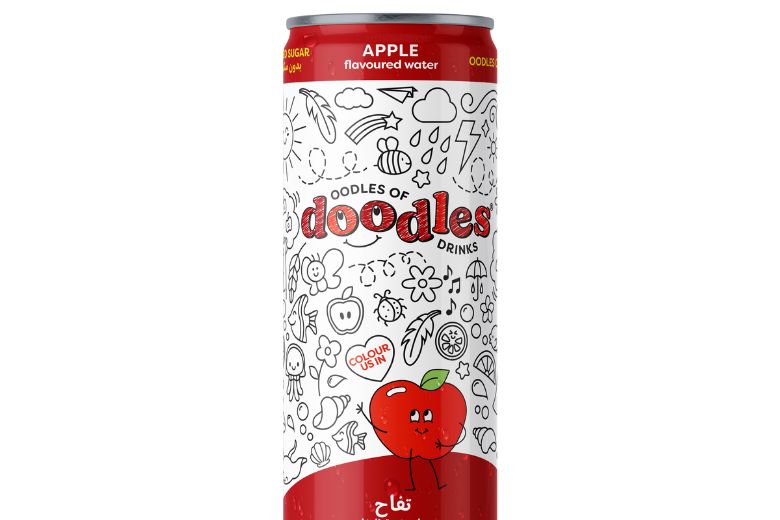 Children’s Apple flavoured water brand Oodles of Doodles with Aujan Group Holding