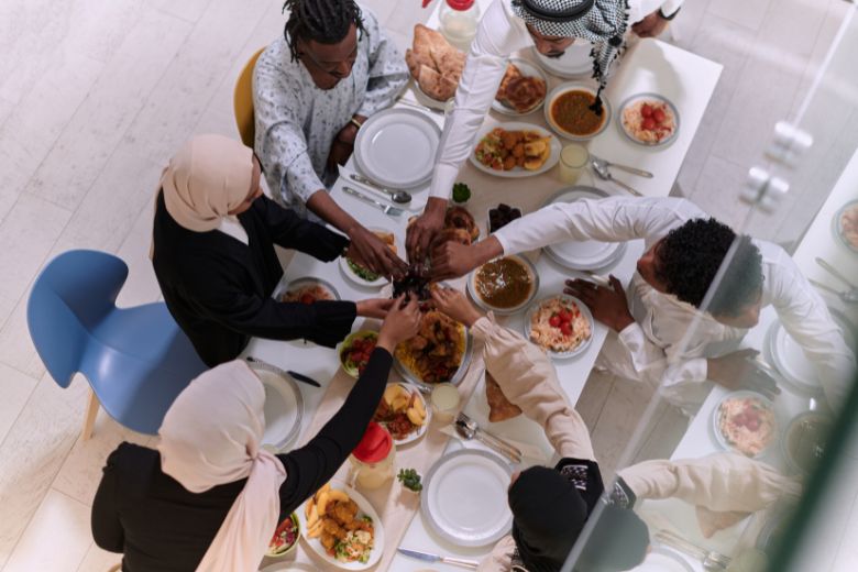 Community members participating in education and cultural activities in Saudi Arabia