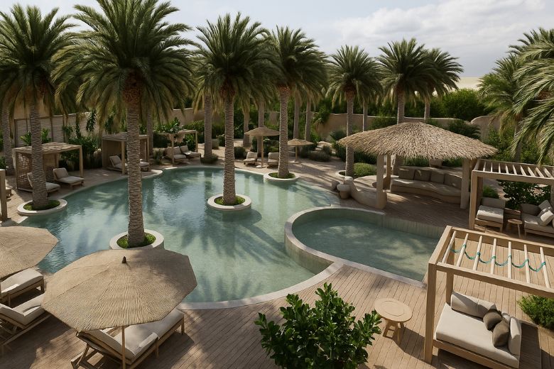 ENVI Lodges, Pool layout