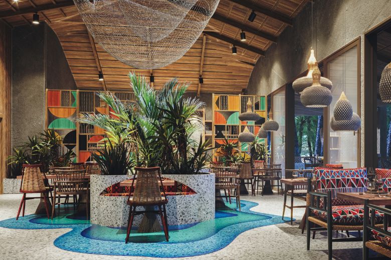 ENVI PAGE, Restaurant interior layout