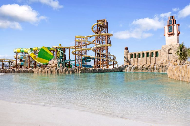 Rixos Murjana is a family-focused resort anchored by Murjana Waterpark