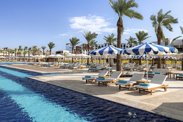 Rixos Murjana features the longest swimming pools in the Middle East