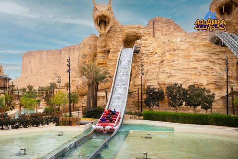 Aquarabia water park opens in Qiddiya City Riyadh with record breaking rides