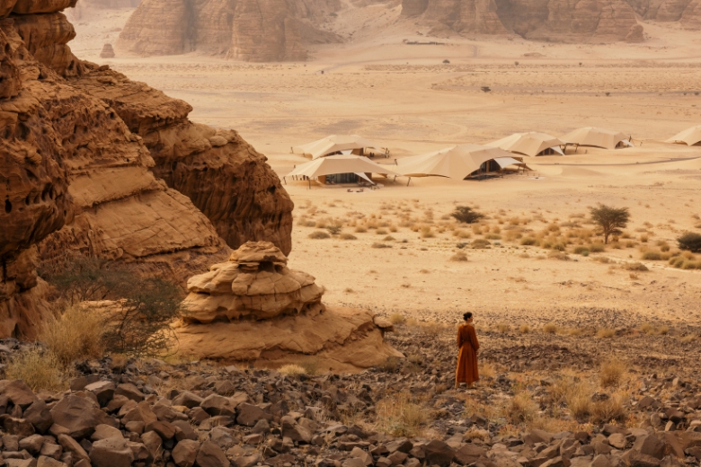 Explore AlUla's breathtaking landscapes and ancient sandstone formations