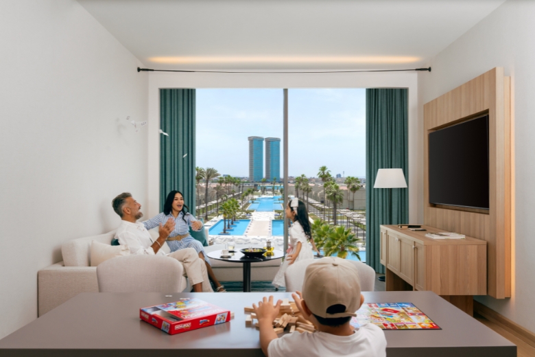Families enjoying all-inclusive stay at Rixos Obhur
