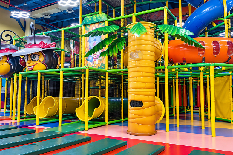 Soft play, climbing, slides and ball blasters give children plenty of opportunities to explore and stay active at Billy Beez
